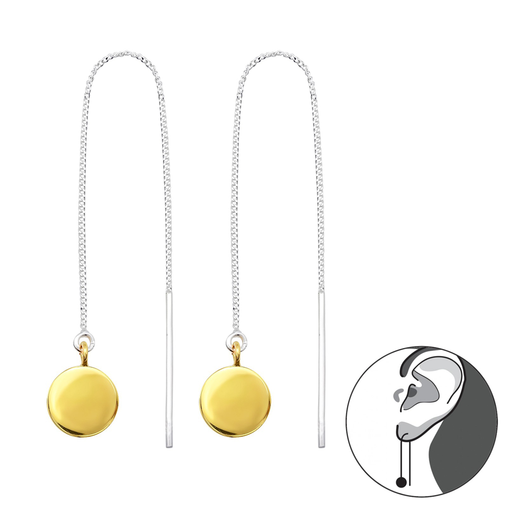 Patois Decipher Janice Cercei cu lant din argint placat cu aur galben 18K model DiAmanti DIA40919 - Diamanti.ro Patois Decipher Janice Cercei cu lant din argint placat cu aur galben 18K model DiAmanti DIA40919 - Diamanti.ro