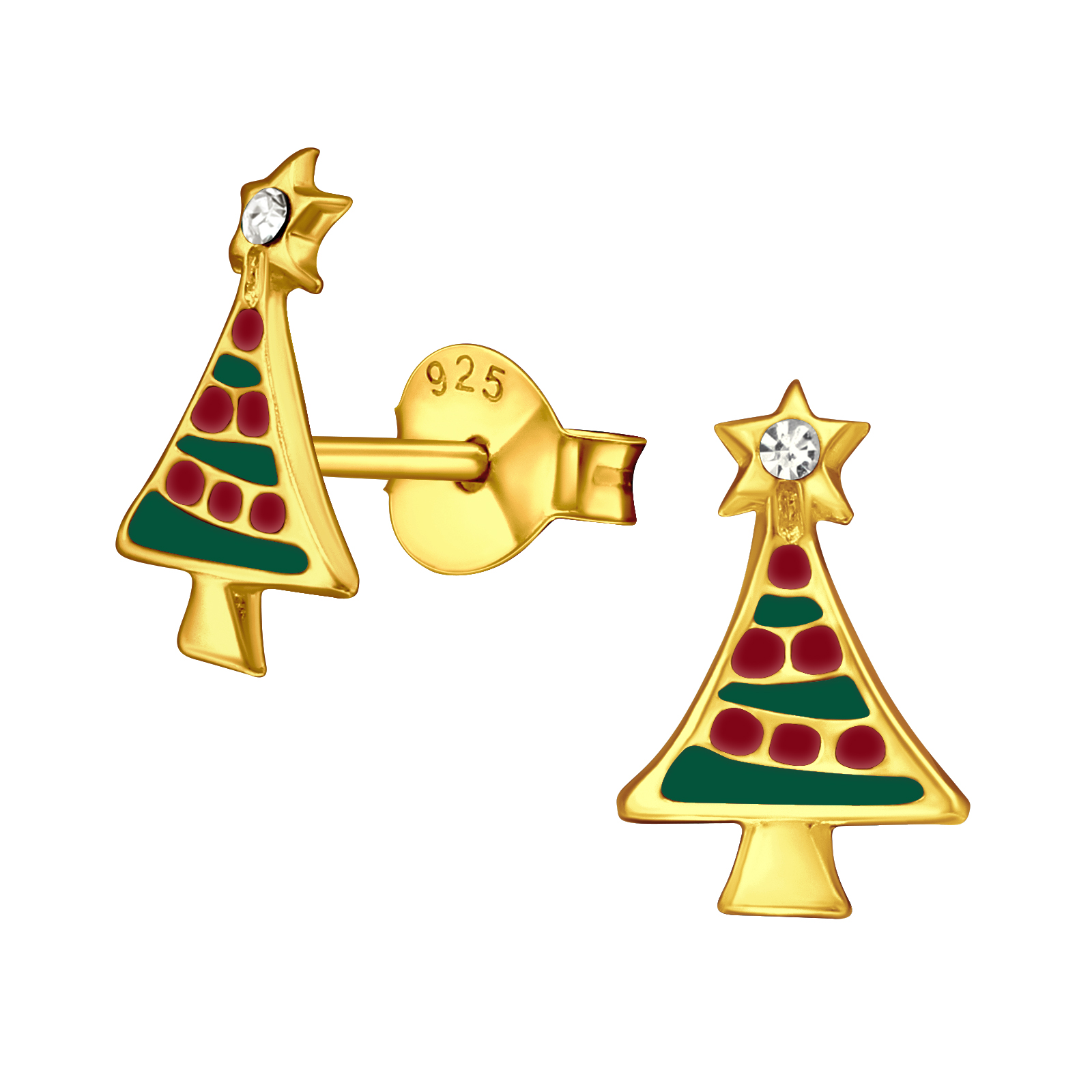 Favor House Encourage Cercei argint placati cu aur galben Brad Craciun DiAmanti DIA44731 - Diamanti.ro Favor House Encourage Cercei argint placati cu aur galben Brad Craciun DiAmanti DIA44731 - Diamanti.ro
