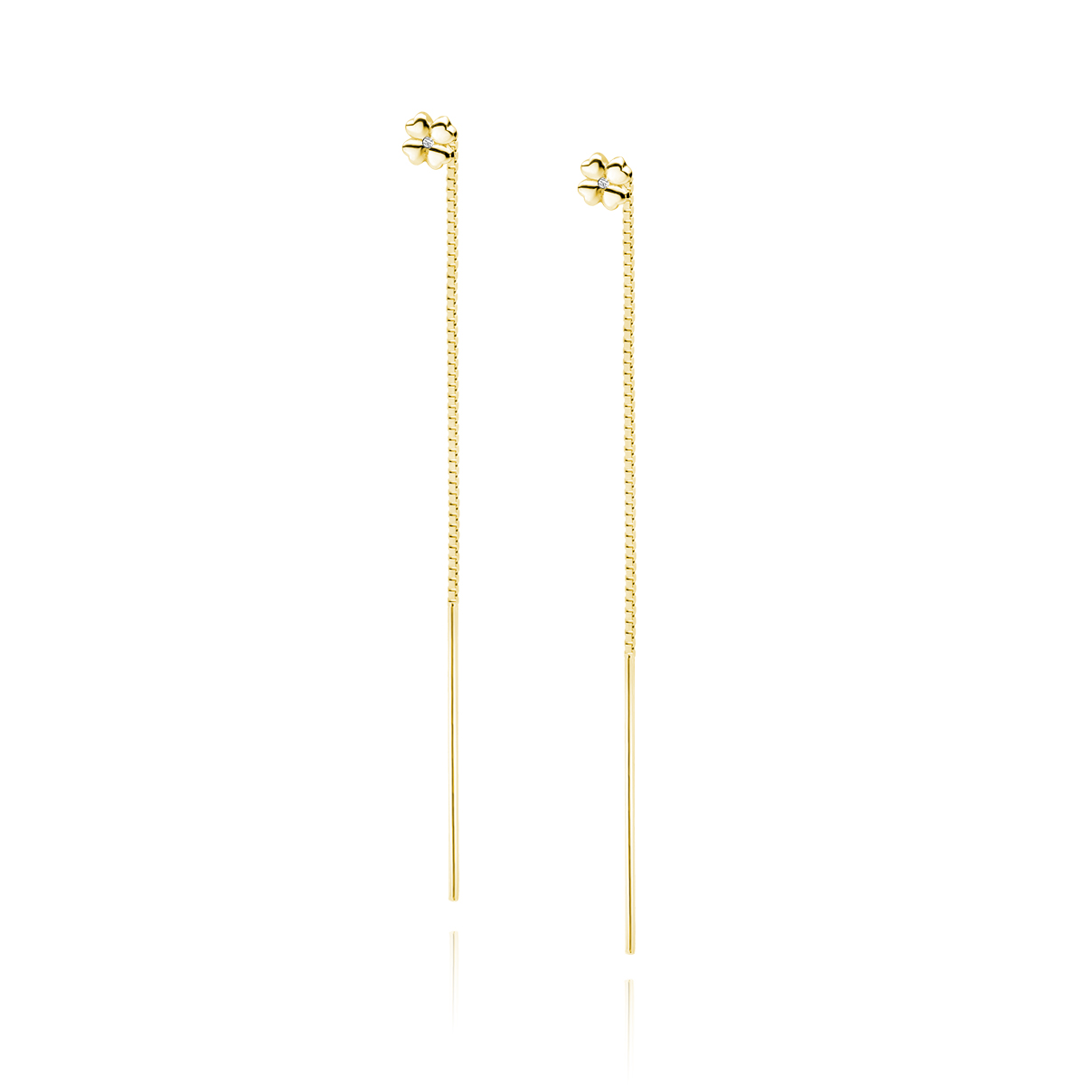 Season fan tornado Cercei argint lungi cu lant si trifoi cu patru foi placati cu aur galben DiAmanti Z1691EPG-DIA - Diamanti.ro Season fan tornado Cercei argint lungi cu lant si trifoi cu patru foi placati cu aur galben DiAmanti Z1691EPG-DIA - Diamanti.ro