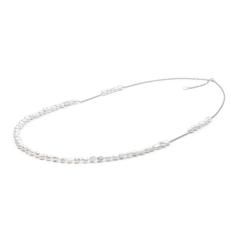 Colier lung 85 cm cu perle naturale si argint DiAmanti 194-70-G (Argint 925‰ 4,3 g.)