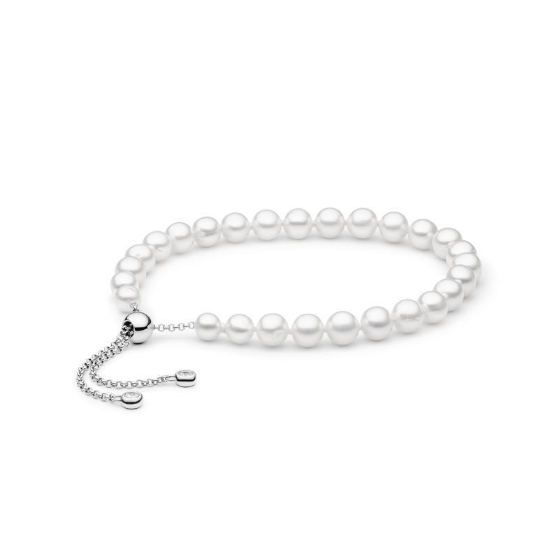 Bratara perle naturale si argint DiAmanti 212-30B-G (Argint 925‰ 1,4 g.)