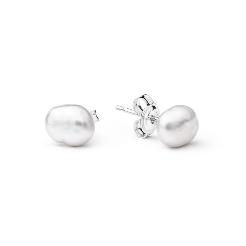 Cercei perle naturale keshi 6-7 mm si argint DiAmanti EFK07E-G (Argint 925‰ 0,5 g.)