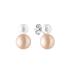 Cercei perle naturale albe si roz piersica din argint DiAmanti MS21200E-G