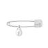 Brosa argint cu perla naturala alba model ac de siguranta DiAmanti SK19400BR-G (Argint 925‰ 1,5 g.)
