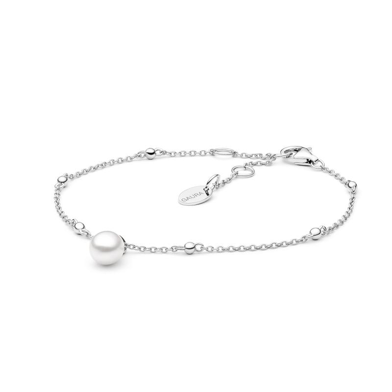 Bratara perla naturala pe lantisor argint DiAmanti SK21244B-G (Argint 925‰ 1,75 g.)