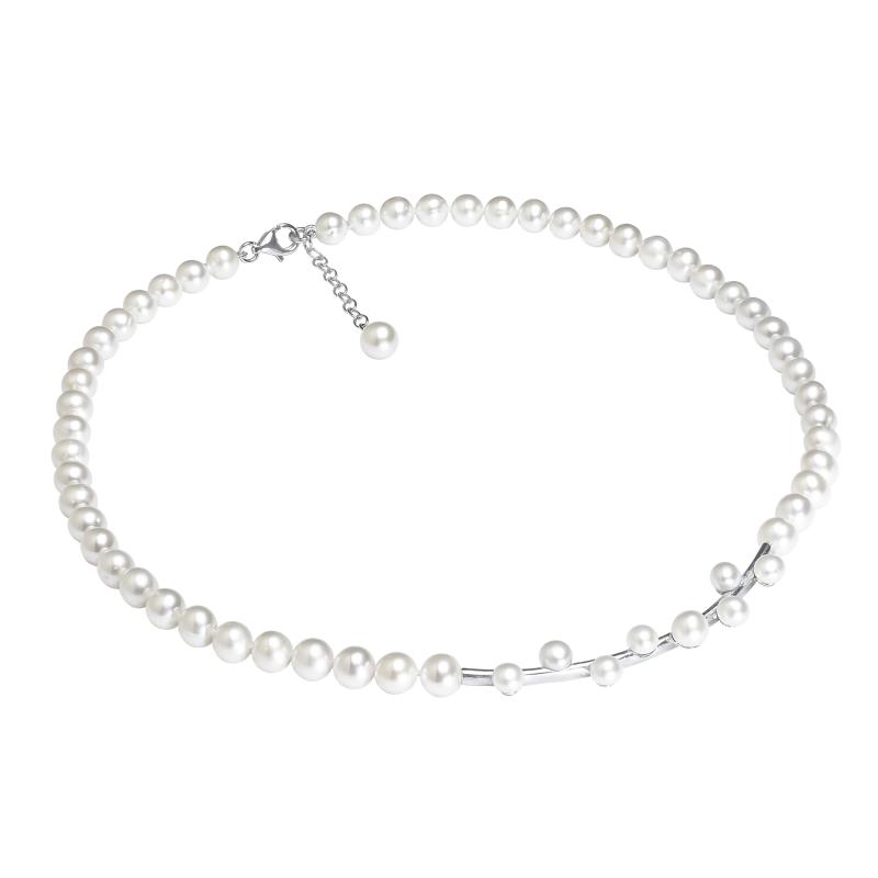 Colier perle naturale si argint DiAmanti L184-68-G