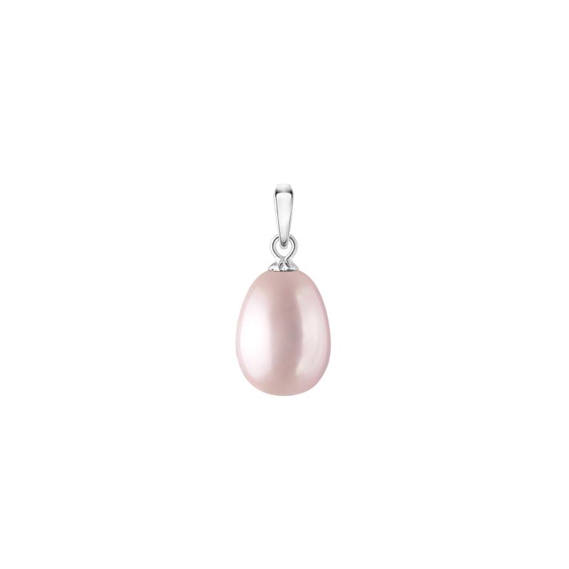 Pandantiv perla naturala roz pudra si argint DiAmanti PFD19-L-G