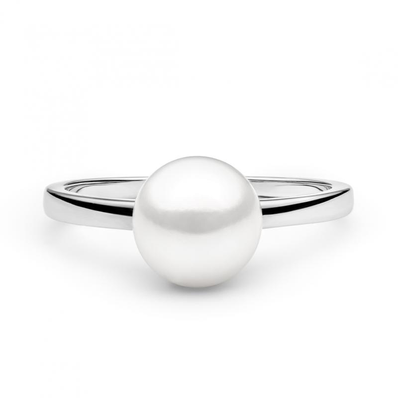 Inel cu perla naturala alba din argint DiAmanti SK21217R-W-G (Argint 925‰ 1,95 g.)