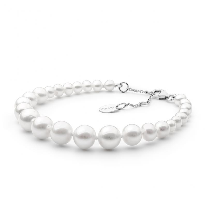 Bratara perle naturale si argint DiAmanti 204-100B-G (Argint 925‰ 0,65 g.)