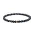 Bratara perle naturale negre si argint rose gold DiAmanti 214-46B-G (Argint 925‰ 0,1 g.)