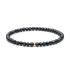 Bratara perle naturale negre si argint rose gold DiAmanti 214-46B-G (Argint 925‰ 0,1 g.)