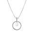 Colier perla naturala alba cu lantisor argint DiAmanti SK20470P-W_Necklace-G (Argint 925‰ 4,45 g.)