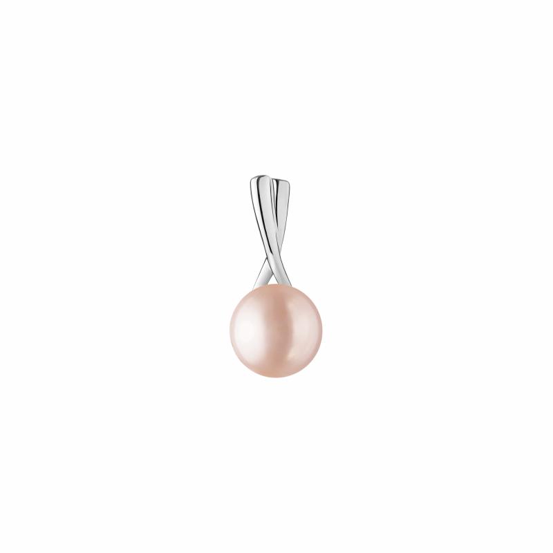 Pandantiv perla naturala roz piersica si argint DiAmanti SK21362P-P-G (Argint 925‰ 0,75 g.)