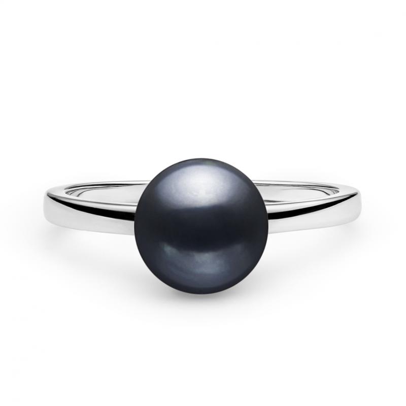 Inel cu perla naturala neagra din argint DiAmanti SK21217R_B-G (Argint 925‰ 1,9 g.)
