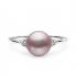 Inel cu perla naturala roz lavanda din argint si cristale DiAmanti SK21367R_Lavender-G (Argint 925‰ 1,55 g.)