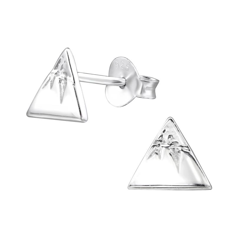 Cercei argint munti in triunghi DiAmanti DIA30276 (Argint 925‰ 0,7 g.)