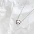Colier cu perla naturala alba si lantisor argint DiAmanti SK21248N-W-G (Argint 925‰ 2,65 g.)