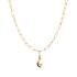 Colier argint cu luna si stea placat cu aur galben DiAmanti ALSPIN007NY-AS (Argint 925‰ 4,65 g.)