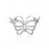 Brosa argint fluture cu cristale Marquise DiAmanti SC2047-AS (Argint 925‰ 4,2 g.)