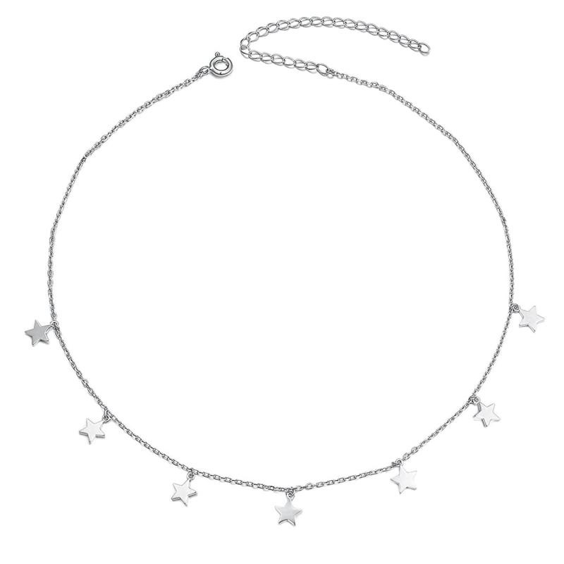 Choker argint cu stele DiAmanti ALCH0028NRH-AS (Argint 925‰ 2,6 g.)