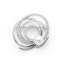 Brosa cu perla naturala alba de argint cu pietre DiAmanti SK20478BR_W-G (Argint 925‰ 4,65 g.)