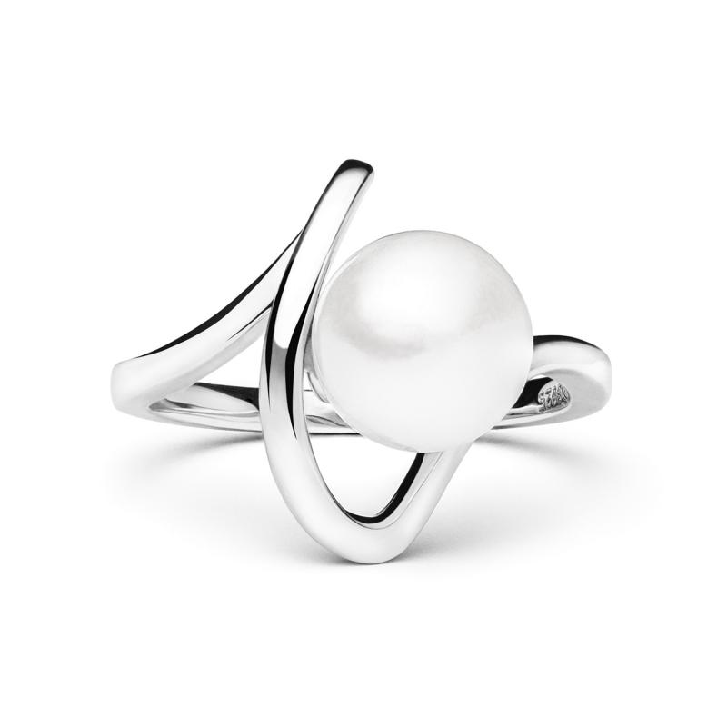 Inel cu perla naturala alba din argint DiAmanti SK20210R-W-G (Argint 925‰ 2,2 g.)