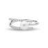 Inel cu perla naturala alba de argint cu cristale DiAmanti SK22241R-W-G (Argint 925‰ 1,9 g.)