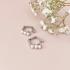 Cercei perle naturale albe argint Trilogy DiAmanti SK22229EL-W-G (Argint 925‰ 3,3 g.)