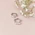 Cercei perle naturale albe argint Trilogy DiAmanti SK22229EL-W-G (Argint 925‰ 3,3 g.)