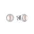 Cercei perle naturale roz pudra din argint cu cristale DiAmanti SK21483E-L-G (Argint 925‰ 1,8 g.)