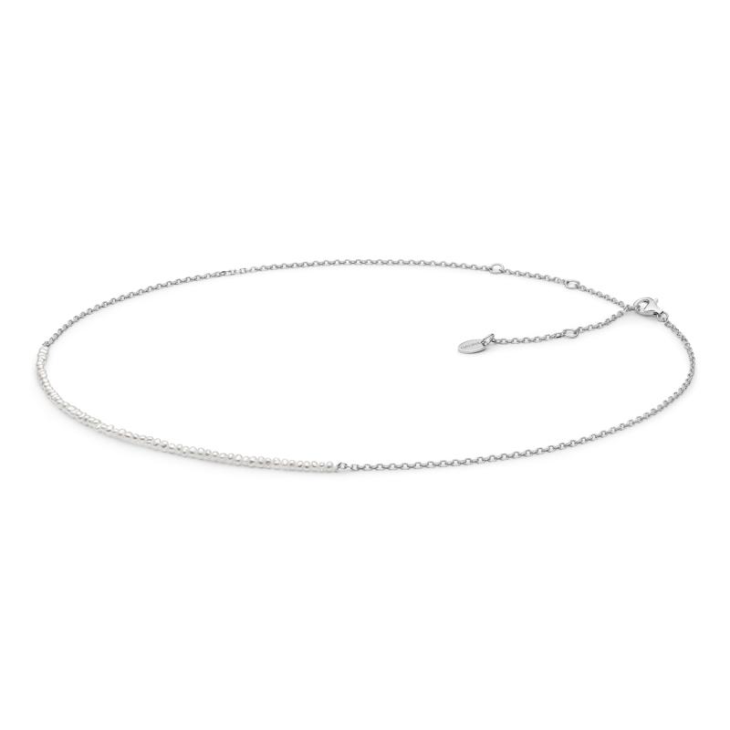 Colier argint cu perle naturale albe DiAmanti SK22505N-G (Argint 925‰ 2 g.)