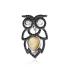 Brosa argint bufnita cu perla naturala si pietre negre DiAmanti HP-0112-2-AS (Argint 925‰ 4,3 g.)