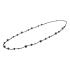 Colier lung 100 cm cu perle naturale negre și spinel DiAmanti 214-31-G