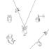 Set argint cercei, lantisor, bratara si inel cu perle Butterfly DiAmanti HP094-AS (Argint 925‰ 11,5 g.)
