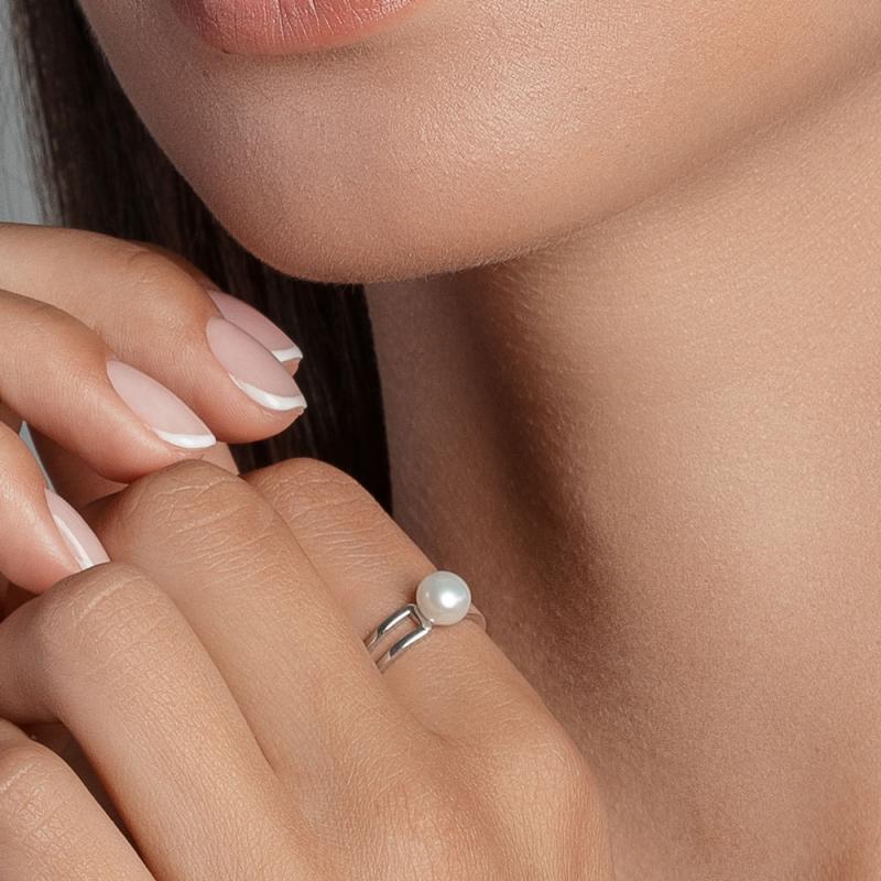 Inel argint cu perla naturala alba DiAmanti SK21480R_W-G (Argint 925‰ 2,2 g.)