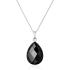 Lantisor argint cu onix negru fatetat DiAmanti SK22536P_Necklace-G (Argint 925‰ 1,3 g.)