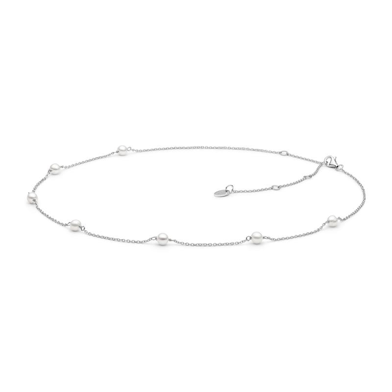 Colier argint cu perle naturale albe DiAmanti SK23233N_W-G (Argint 925‰ 1,8 g.)