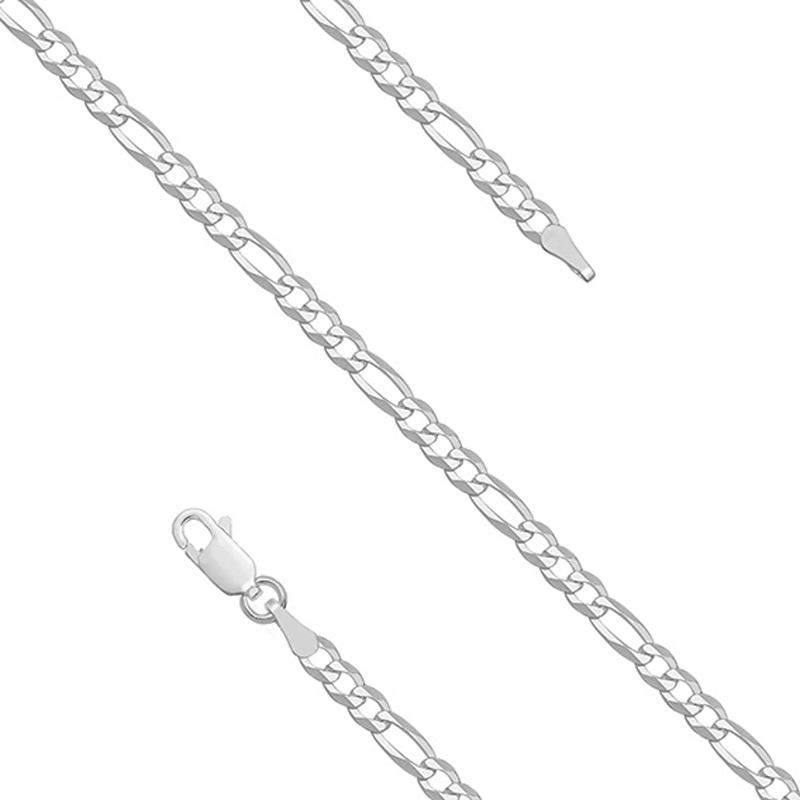 Bratara barbati argint rodiat model figaro plat 2,75 mm x 20 cm DiAmanti FigaroP070-20cm-SL (Argint 925‰ 2,2 g.)