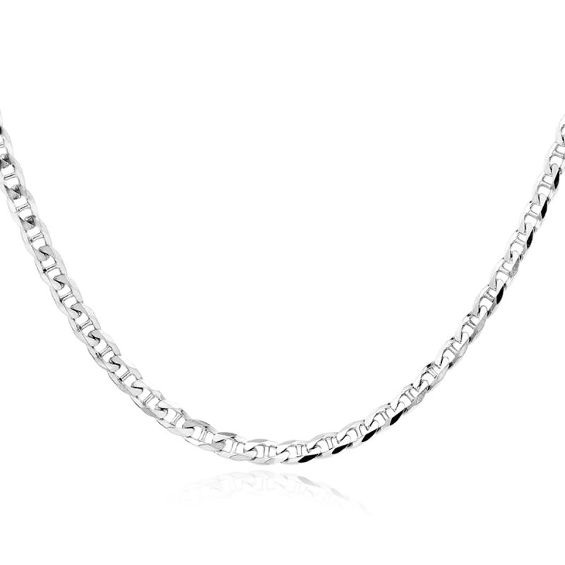 Lant argint barbati placat cu rodiu 5,5 mm x 55 cm model Anchor DiAmanti TDS120-55cm-SL (Argint 925‰ 20,7 g.)