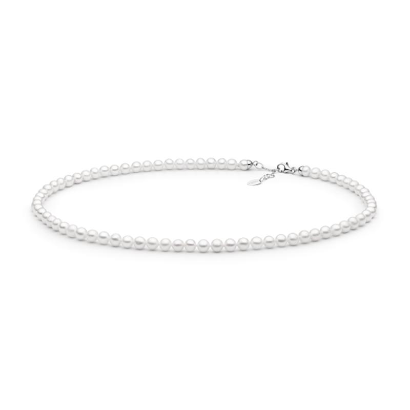 Colier perle naturale albe si argint 40 cm DiAmanti FORW665-C-G (Argint 925‰ 1,1 g.)