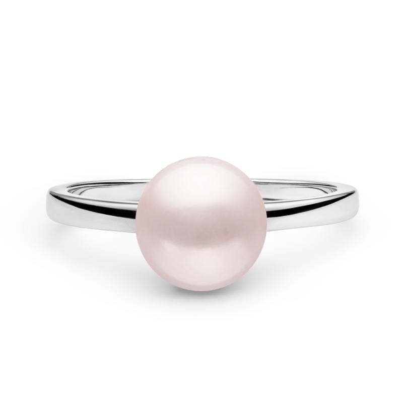 Inel cu perla naturala roz pudra din argint DiAmanti SK21217R-L-G (Argint 925‰ 1,95 g.)