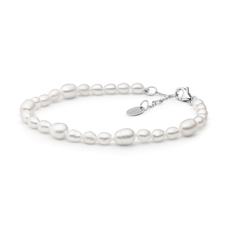 Bratara perle naturale albe si argint DiAmanti 234-115B-G (Argint 925‰ 0,65 g.)
