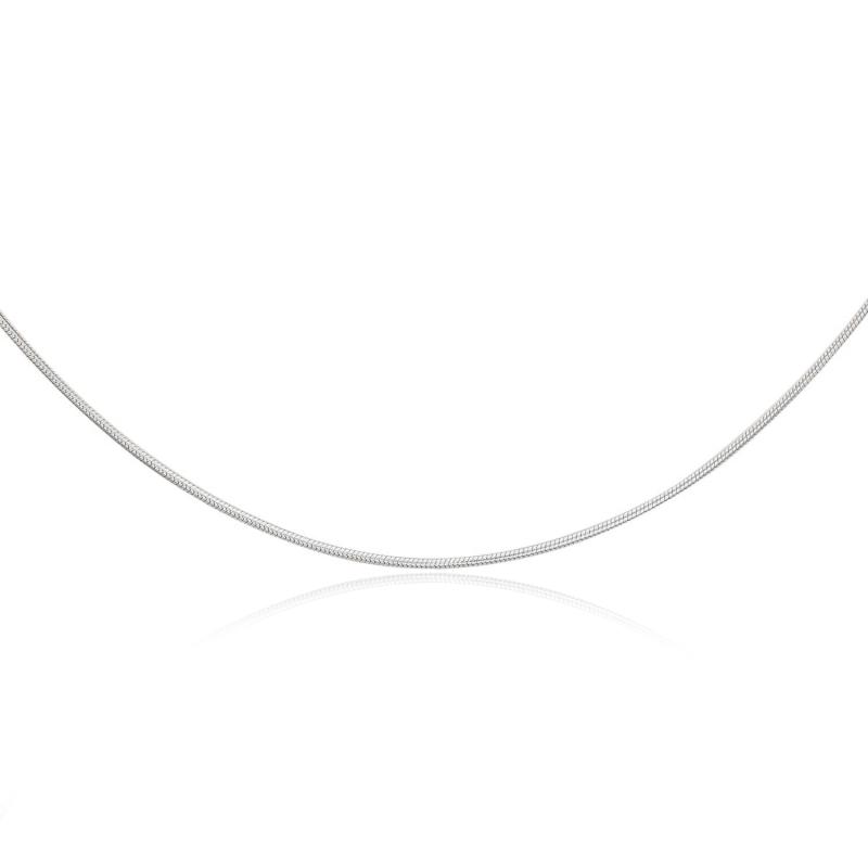 Lantisor argint rodiat 0,9 mm x 45 cm model șarpe DiAmanti Snake C020-45cm-SL (Argint 925‰ 2,7 g.)