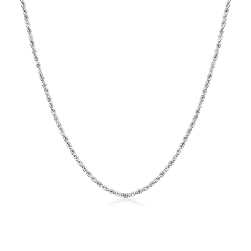 Lantisor argint rodiat 1,3 mm x 45 cm Rope DiAmanti CD030-45cm-SL (Argint 925‰ 3 g.)