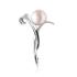 Brosa perla naturala roz nude din argint Flower DiAmanti SK18227BR_L-G (Argint 925‰ 3 g.)