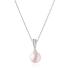 Colier perla naturala roz nude cu lantisor argint DiAmanti SK21362P_L_Necklace-G (Argint 925‰ 2 g.)