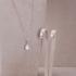 Set argint cercei si lantisor cu perle si pietre DiAmanti SETP00060-AS (Argint 925‰ 3,5 g.)