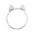 Inel din argint cu urechi pisicuta model DiAmanti DIA29260