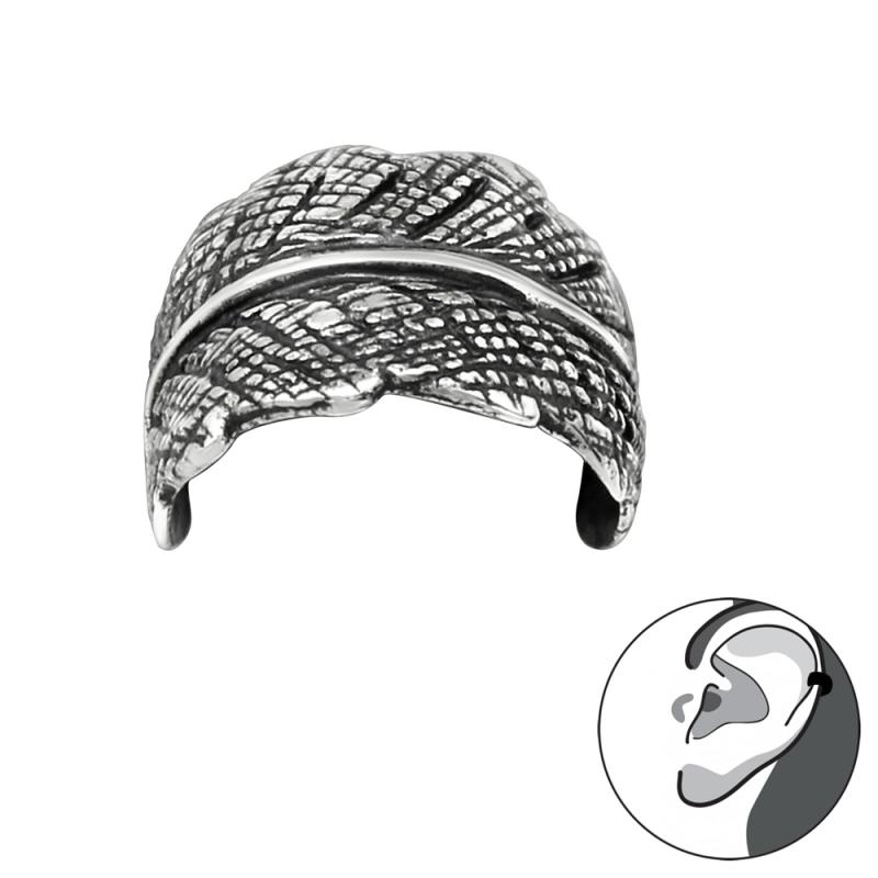 Cercel ear cuff din argint model frunza antichizata DiAmanti DIA28132 (Argint 925‰ 0,6 g.)