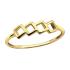 Inel din argint placat cu aur galben 18K model geometric DiAmanti DIA30641 (Argint 925‰ 0,9 g.)